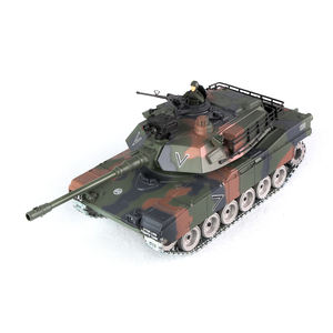 U.S. <span class=keywords><strong>M1A2</strong></span> <span class=keywords><strong>Abrams</strong></span> 1:18 escala Metal RC tanque modelo 60 minutos tiempo de juego batalla fuego bala y humo funciones tanque juguete Hobby baterías - Product Image 3