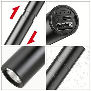 ไฟฉาย LED แบบชาร์จ USB ปี 2025 ขายส่ง ไฟฉายพกพาขนาดเล็ก แบตสำรองสำหรับกิจกรรมกลางแจ้ง เหมาะสำหรับธุรกิจ - Product Image 3