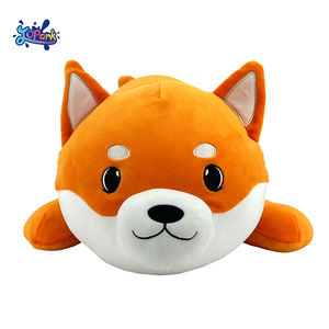 귀여운 오렌지 폭스 포옹 봉제 베개 EN71 사용자 정의 사랑스러운 인형 거짓말 동물 쿠션 슈퍼 부드러운 포옹 봉제 제조 업체 - Product Image 3