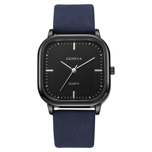 Orologio di moda per gli <span class=keywords><strong>uomini</strong></span> semplice stile quadrante al quarzo sport cinturino in pelle orologio da polso da uomo - Product Image 6