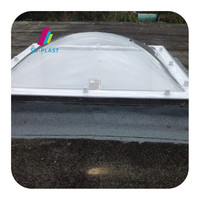 Toit solide en polycarbonate anti-UV, dôme en polycarbonate, lucarne