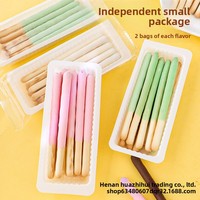 Galletas Yijiale con Sabor a Chocolate Dulce, Crujientes y Semiblandas, Recubiertas de Glaseado, Paquete a Granel de 200g para Postres y Decoración de Pasteles