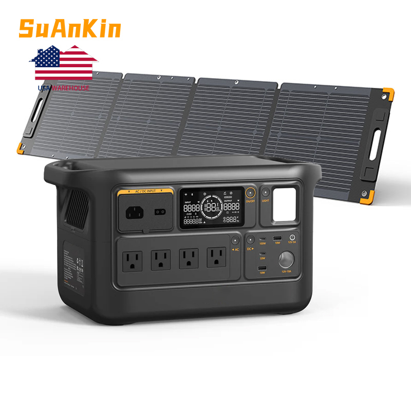 <strong>Solar</strong> <strong>Panel</strong> Charge Home Lighting System Power Indoor <strong>Kit</strong> <strong>1500W</strong> 960WH <strong>Solar</strong> Generator