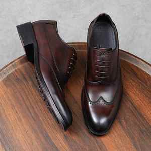 Zapatos Ejecutivos de Moda Personalizados, Duraderos y Resistentes a la Corrosión para Ocasiones Formales y Sociales, Zapatos de Cuero para Hombre - Product Image 6