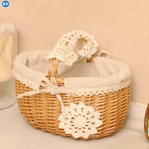 Fábrica Dropshipping. Exclusivo. Regalo FlowerStorage Picnic sauce cesta de mimbre - Product Image 4