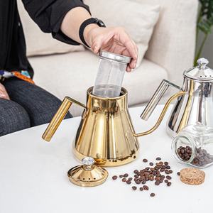 Tetera de agua de acero inoxidable de alta calidad <span class=keywords><strong>Teko</strong></span> con material metálico - Product Image 6