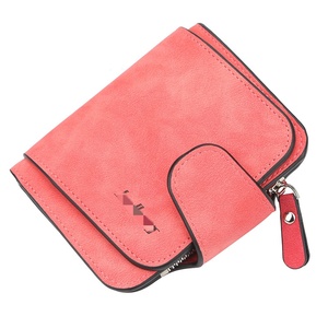 Portafoglio da donna in stile coreano con bottone a pressione, portamonete in pelle smerigliata, con più scomparti per carte, grazioso portafoglio per studentesse e ragazze adolescenti - Product Image 5