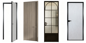 <span class=keywords><strong>Porta</strong></span> Scorrevole in Alluminio a Doppio Vetro dal Design Moderno e Minimalista, <span class=keywords><strong>Porta</strong></span> a Battente per Camera da Letto, <span class=keywords><strong>Porta</strong></span> in PVC Personalizzabile - Product Image 5
