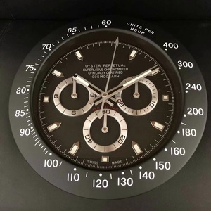 Reloj de Pared Creativo de Metal de 14 Pulgadas, Diseño Contemporáneo <span class=keywords><strong>para</strong></span> Decoración del Hogar, Movimiento de Cuarzo - Product Image 1