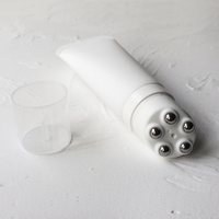 Tubes à compression souples en plastique PE imprimés sur mesure Bouchon à vis en zinc Emballage cosmétique multi-usage (50ml/100ml) Digital/Silk-Screen