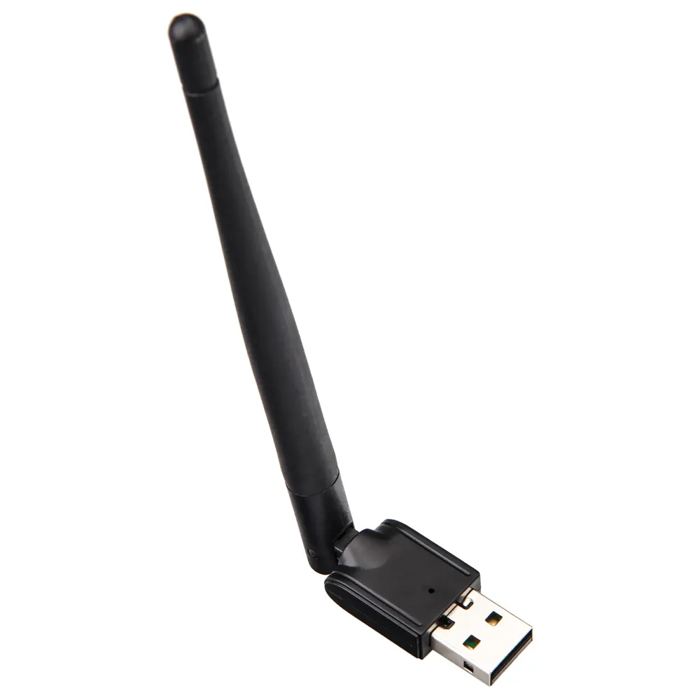 2.4GHz Portabel WiFi Usb Adapter 150Mbps Kartu Jaringan Nirkabel Antena Putar untuk PC Desktop Laptop