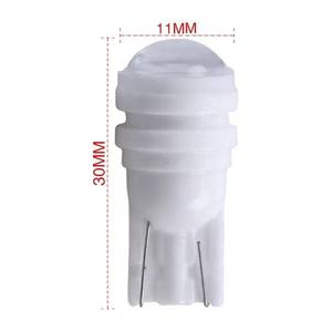 Feu de position latéral LED T10 en céramique pour voiture, 2835 3SMD 2W, avec lentille, projecteur, lampe de lecture, éclairage de plaque d'immatriculation - Product Image 4
