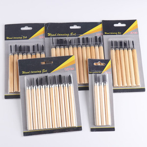 Cincel de tallado de madera, juego de herramientas de mano para tallado básico y detalle de madera - Product Image 1
