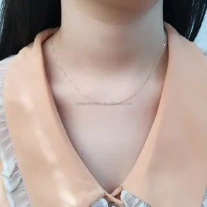 מכירה לוהטת אמיתי <span class=keywords><strong>18k</strong></span> מוצק זהב פרנקו שרשרת שרשרת זהב אמיתי <span class=keywords><strong>18k</strong></span> 14k שרשרות סיטונאי - Product Image 5