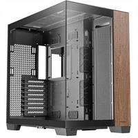 Boîtier PC E-ATX Antec C8 avec panneau frontal en verre trempé, disposition à double compartiment, support de radiateur Type-C 360 mm, compatible RTX 40