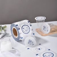 Rouleaux de Film plastique personnalisés, Films d'étanchéité pour gobelets en papier PP PET pour gobelets à bulles
