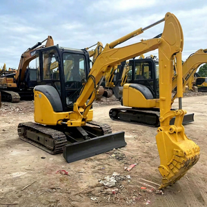 Excavadora pequeña sobre orugas Komatsu PC35MR usada, equipo agrícola de 3.5 toneladas con motor, bomba y caja de cambios - Product Image 1