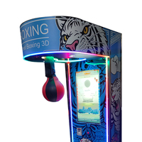 Jeu à pièces Marteau électronique Boxe Arcade Machine Street Amusement Park Plastic Punch Machine à vendre