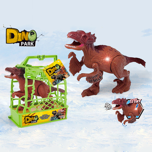 Ensemble de <span class=keywords><strong>jeu</strong></span> de cage de <span class=keywords><strong>dinosaure</strong></span> Pretend Play Monster Game Tool Workshop & Construction-Jouet éducatif STEM avec cadeau en plastique son/lumière - Product Image 1