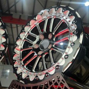 18 19 20 इंच काला चांदी गहरे पकवान के साथ एल्यूमीनियम मिश्र धातु 5x114.3 गहरे कंगुफा जाली पहियों को टोयोटा भूमि क्रूजर के लिए - Product Image 5