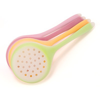 Cuillère écumoire à fentes épaissie pour cuisine, idéale pour nouilles, raviolis, wontons et aliments frits – Outil de drainage d'huile