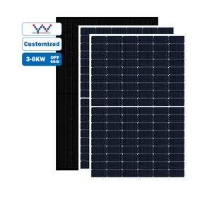 YONZ PV Sistema solar fuera de la red para el hogar 4.8kwh Kit de sistema solar para el hogar Sistema fotovoltaico