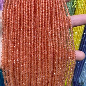 <span class=keywords><strong>20</strong></span> couleurs 2mm 3mm facettes coupe oeil de chat perles de pierre colorées Mini petite taille pour la fabrication de bijoux à bricoler soi-même - Product Image 3