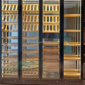 Refroidisseur de <span class=keywords><strong>vin</strong></span> personnalisé, style moderne hôtel Restaurant armoire <span class=keywords><strong>à</strong></span> <span class=keywords><strong>vin</strong></span> Cave réfrigérateur onduleur compresseur construit dans une grotte <span class=keywords><strong>à</strong></span> <span class=keywords><strong>vin</strong></span> de luxe - Product Image 4