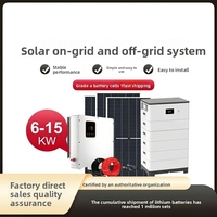 Système d'énergie solaire hors réseau monocristallin de haute qualité OEM avec stockage LiFePO4 et système de montage pour usage résidentiel