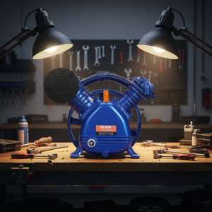 Cabezal de bomba de pistón de 2 cilindros Vevor de 5.5Hp para compresores de aire de 5.75Cfm a 90Psi - Product Image 2