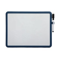 Tableau Blanc Magnétique Mini A4 en Gros, Taille Personnalisée, Cadre en Aluminium Portable, Panneau MDF pour Enfants