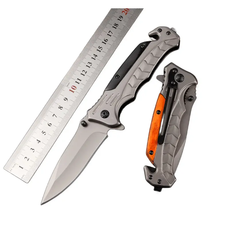 سكاكين قابلة للطي للتخييم والتخييم وتستخدم لأغراض البقاء على قيد الحياة تكتيكية طراز 9cr18mov من أفضل المبيعات