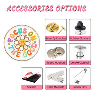 Pins de Solapa Metálicos Impresos Personalizados, Insignia con Logotipo a Todo Color, Tecnología de Recubrimiento UV, Aleación de Zinc para Regalos Promocionales Corporativos - Product Image 2