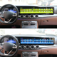 Pantalla Triple de 38.5 Pulgadas con Android 15 para Mercedes Benz Clase E W213 2016-2020, Unidad Principal Estéreo para Auto, Reproductor Multimedia GPS Inalámbrico
