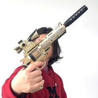 Pistolas de Juguete Eléctricas para Niños, Revólver de Plástico, Juguetes con Luces, Pistolas con Luces LED Intermitentes