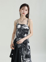 Robe d'été pour femmes, Design de Niche, Sense, robes décontractées, Sexy, mosaïque imprimée, vêtements de luxe irréguliers, robe à bretelles
