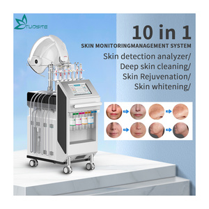 Machine faciale à oxygène 10 en 1, 7 couleurs LED PDT, masque à oxygène musical, hydra-dermabrasion, nettoyage en profondeur, rajeunissement de la peau - Product Image 4