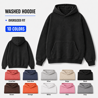 Sweat-shirt à capuche en chenille avec logo personnalisé pour homme, en coton épais, coupe oversize, broderie haute densité, écologique