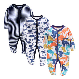 Ropa para Bebés al por Mayor, Ropa de Algodón, Mono de Invierno para Bebé, Pijama de Manga Larga para Recién Nacido - Product Image 3