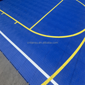 Baldosas deportivas y de fitness portátiles entrelazadas de alta calidad para canchas de baloncesto y tenis hechas de plástico duradero - Product Image 4