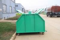 Pièces de machines de construction, Conteneur à déchets en acier de 5m, Poubelle industrielle personnalisable, Recyclage des déchets, Élimination en vrac
