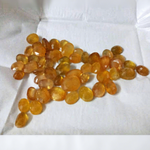 Zafiro Amarillo Natural de Primera Calidad, Grado A, Relleno de Vidrio, Corte Suelto, para Joyería, Precio al por Mayor - Product Image 1