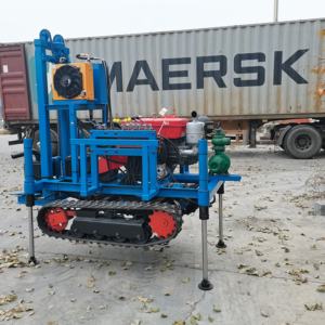 Diesel idraulico Mini impianto di perforazione rotativo macchina nuova condizione con pompa 180M Max trivelle ad acqua per scavare bene - Product Image 5