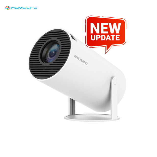 IHOMELIFE HY300pro Mini 2026 New 4K Android Smart Projector LCD Pocketable Dual-Band WiFi BT 5.0 Built-in Speakers Wireless