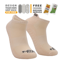 Nouvelles chaussettes de fitness respirantes antidérapantes pour trampoline, chaussettes de sport en tricot pour femmes, chaussettes à motif personnalisé antidérapantes