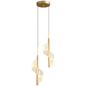 <span class=keywords><strong>Lustre</strong></span> LED de décoration d'intérieur moderne pour villa, maison, hall d'hôtel, salon, salle à manger, escalier - Product Image 6