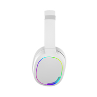 Headphone Gaming Nirkabel LED RGB Chipset JL dengan Mikrofon untuk Ponsel & Penggunaan saat Bepergian
