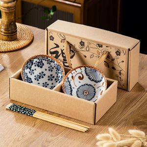 ชุดของขวัญชามราเมนญี่ปุ่นขายส่ง ชามเซรามิกเพ้นท์ลายด้วยมือ ทนทาน พร้อมถาดไม้ไผ่ โลโก้สั่งทำได้ บรรจุภัณฑ์พรีเมียม สำหรับอาหาร - Product Image 6