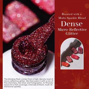 Esmalte <span class=keywords><strong>de</strong></span> Uñas en Gel UV <span class=keywords><strong>de</strong></span> 15 ml, Color Rosa Dulce con Purpurina Estrellada, Alta Pigmentación, No Tóxico, Curado con Lámpara LED <span class=keywords><strong>de</strong></span> 60s - Product Image 3