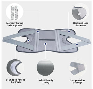 Rodillera Ligera Ajustable de Grado Médico Antideslizante para el Dolor de Rodilla - Product Image 2